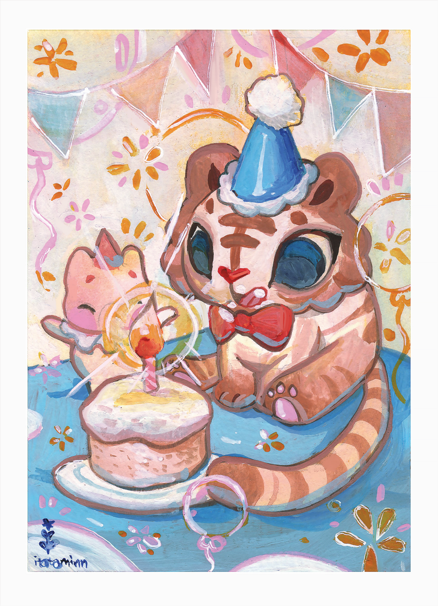 Expressing Cuteness: Painting Illustrations with Gouache
