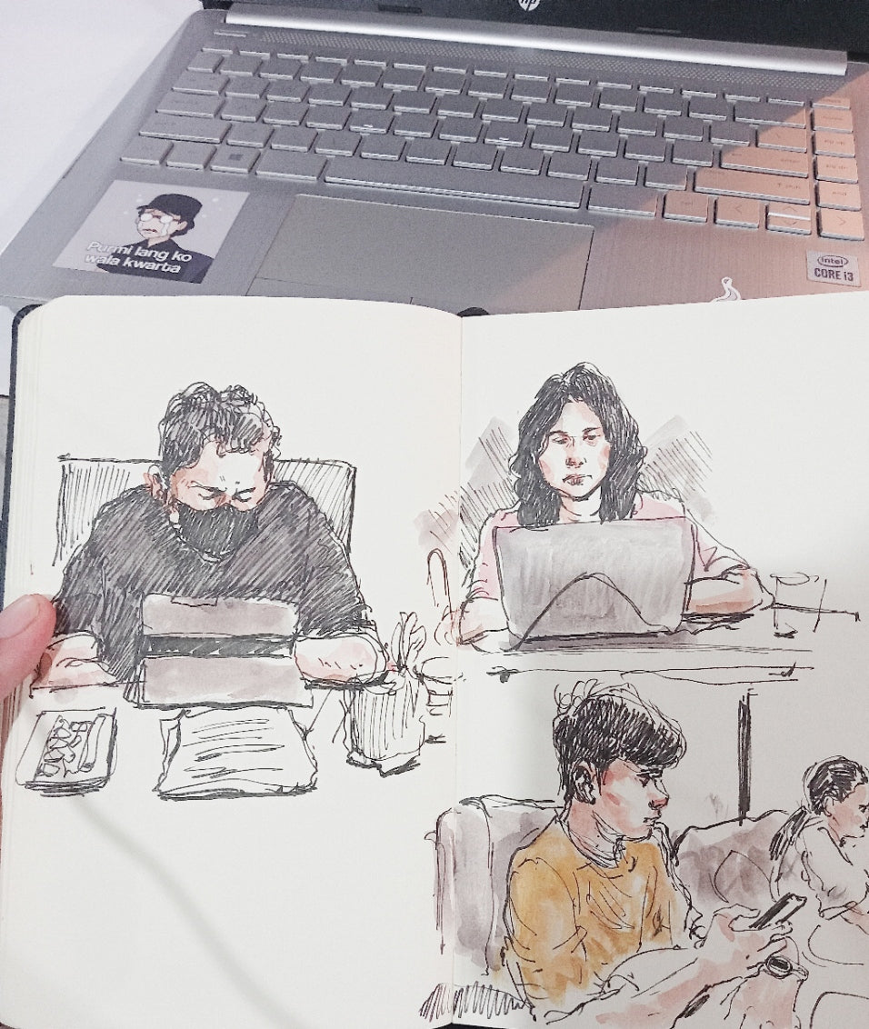 Urban sketching with Iloilo City Sketchers