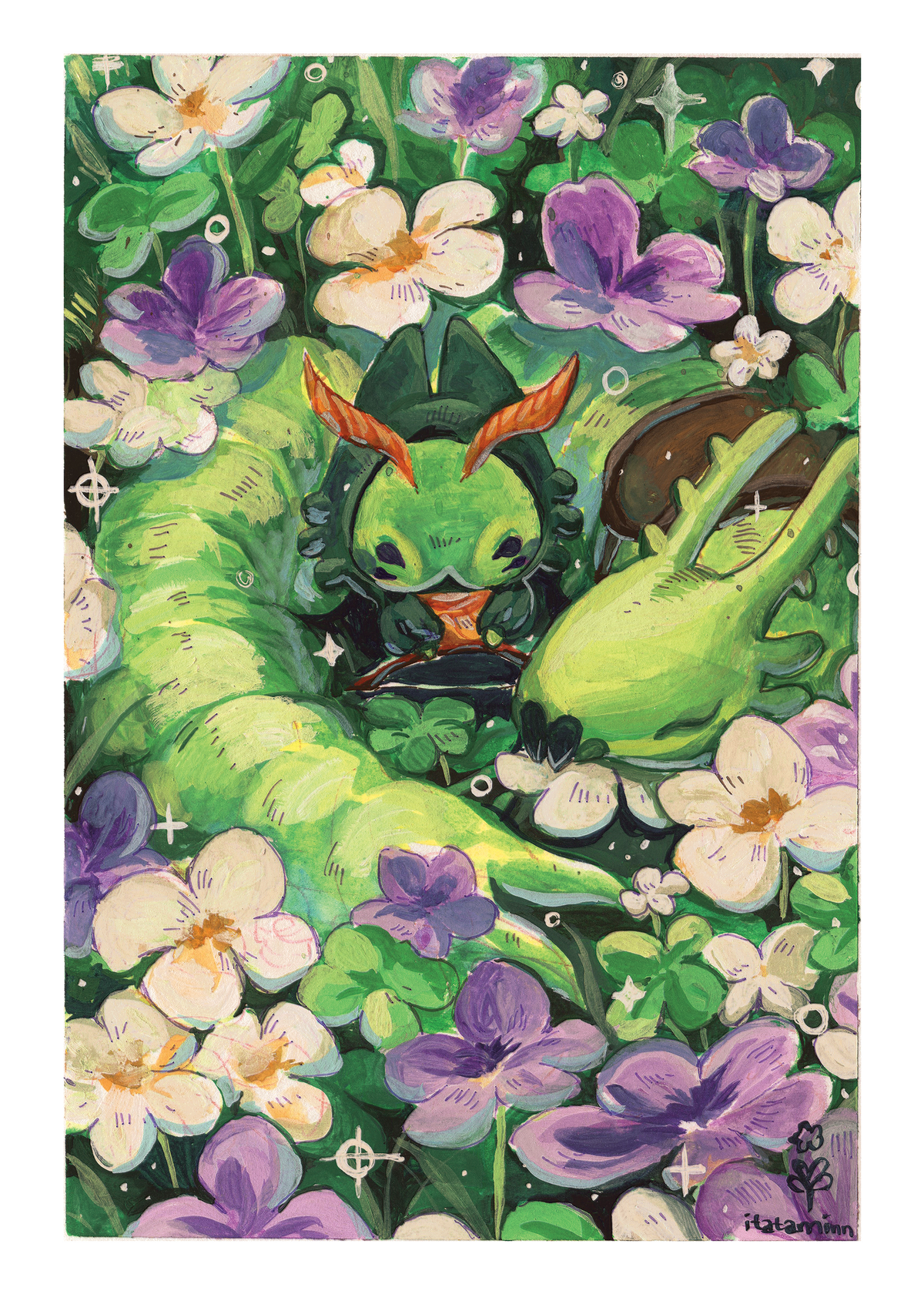 Expressing Cuteness: Painting Illustrations with Gouache