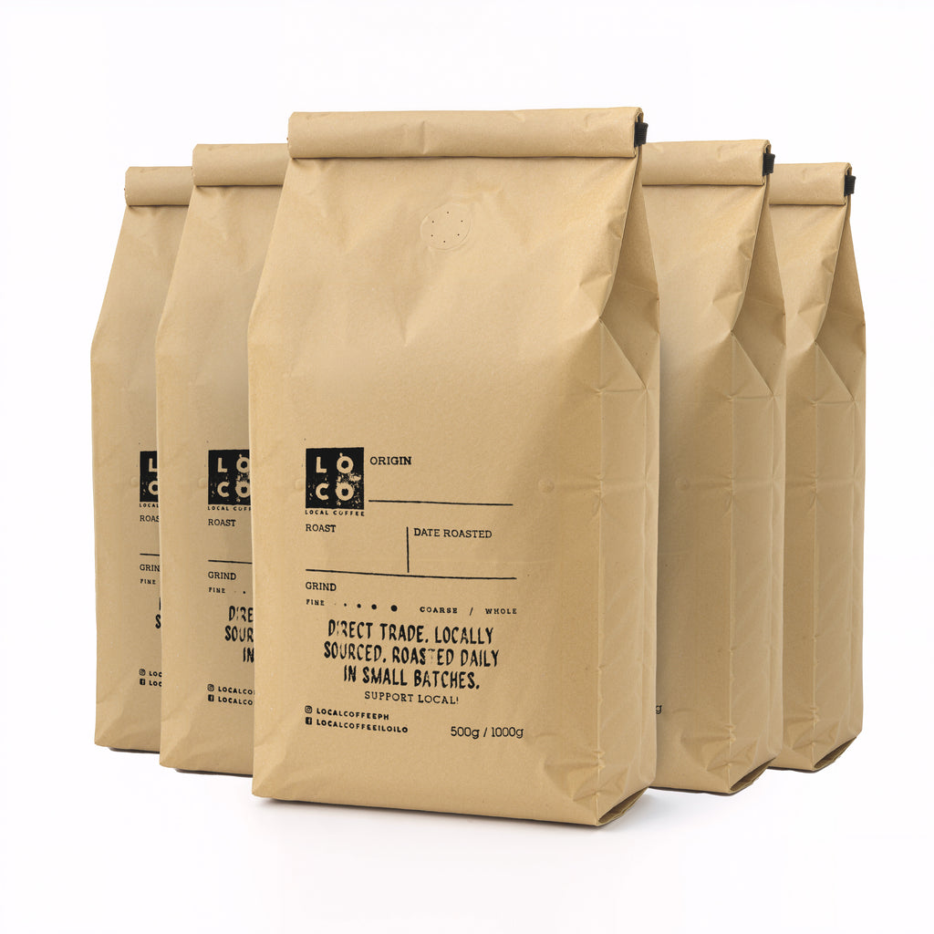 LoCo Local Coffee – Iloilo Native Roasted Coffee Beans | 100% Philippine Robusta | 5kg